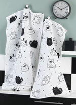 Geschirrtücher aus Halbleinen, 3er-Set 