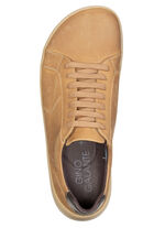 GINO GALANTE, bequeme Herren-Barfußschuhe, mit herausnehmbarem Fußbett CAMEL