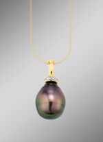 Anh&auml;nger mit Tahiti-Zuchtperle 