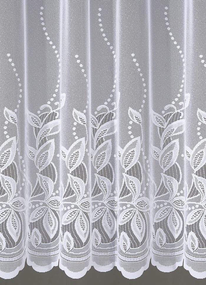 Langstore mit Ranken-Bordüre und gebogtem Abschluss 