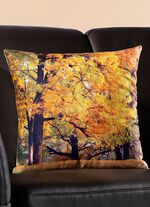 Kissenbez&uuml;ge mit Herbstwald-Motiv, 2er-Set 