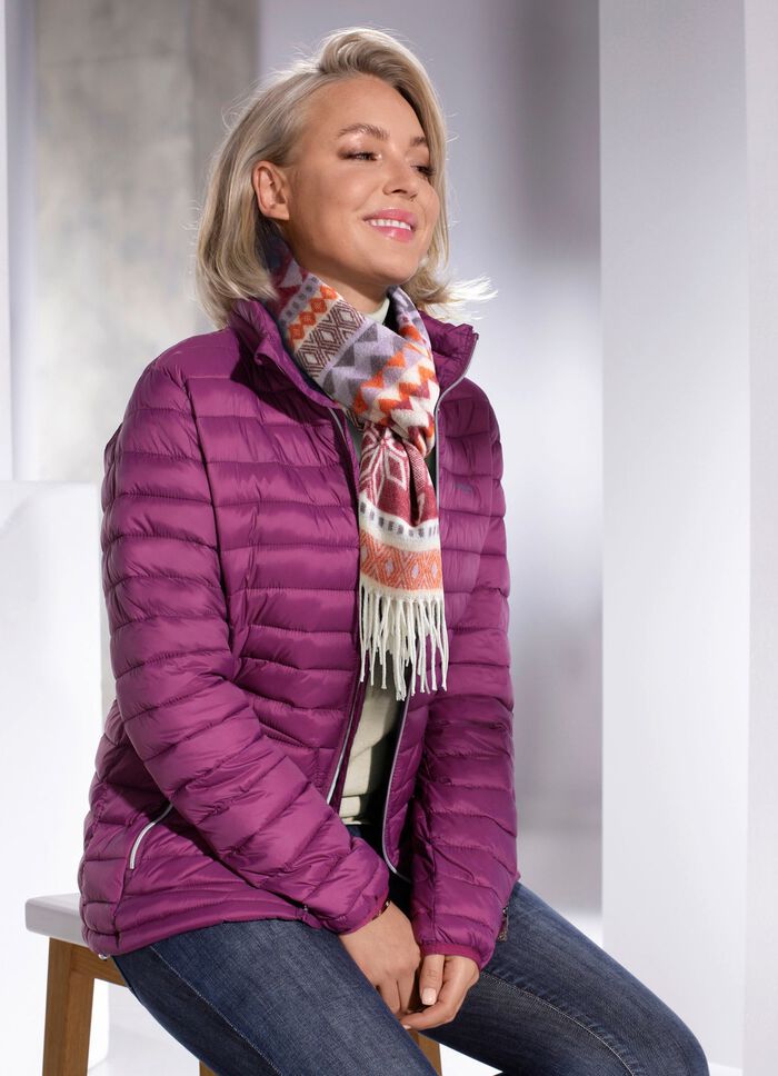 Funktionsjacke mit 2-Wege-Rei&szlig;verschluss VIOLETT