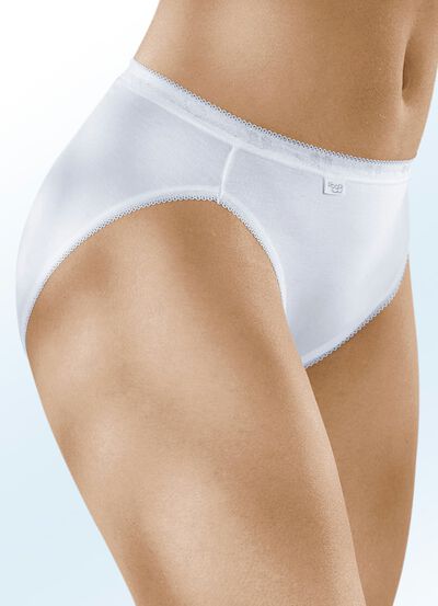 Sloggi Viererpack Slips mit elastischen Abschlüssen 