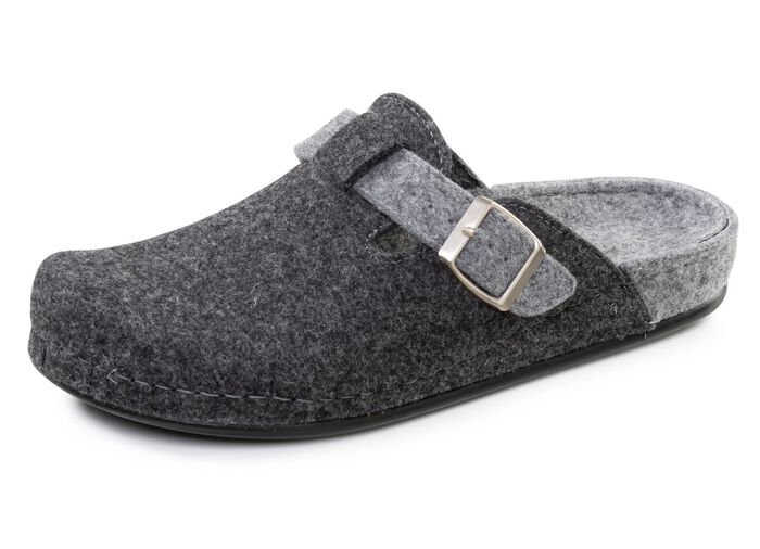 Klassische Herren-Hausschuhe, aus Wollfilz 