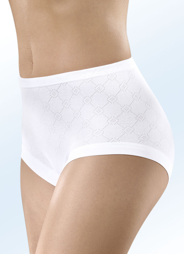 Fünferpack Slips mit Gummizug im Bund 