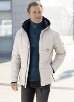 Steppblouson mit Kapuze 