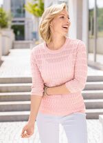 Pullover in zartem Mustermix ROS&Eacute;