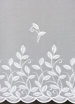 Blumenfenster-Store mit Universalschienenband 