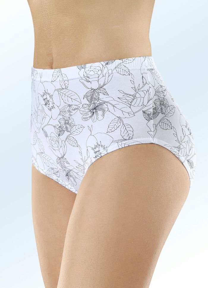 Fünferpack Slips mit Gummizug 