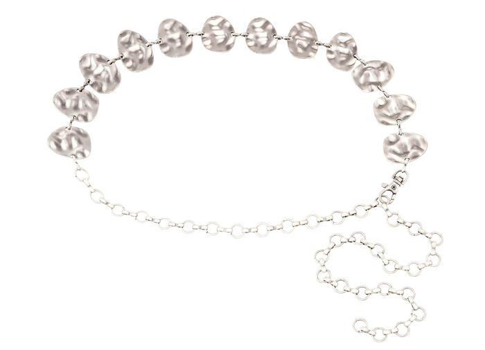 Trendiger Damen-Ketteng&uuml;rtel, mit Karabinerverschluss 