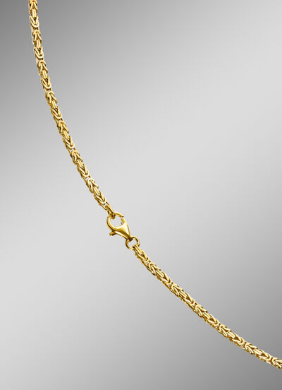 Massive Königskette mit Karabinerverschluss 