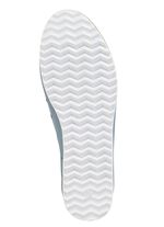 ELENA EDEN Slipper aus weichem Nappaleder mit Lochungen BLEU