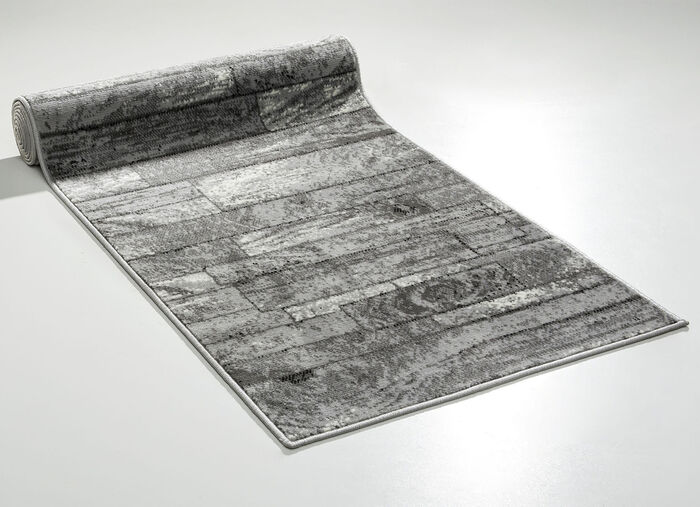 Dekorativer L&auml;ufer in Wunschl&auml;nge GRAU