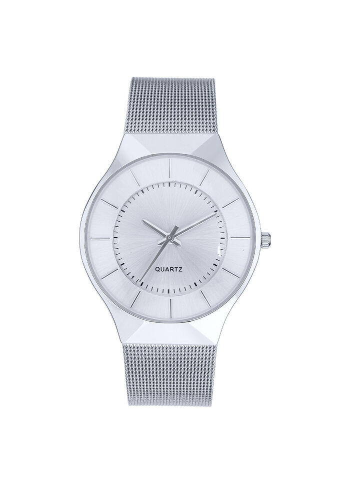 Quartz-Uhr mit Metallgeh&auml;use 