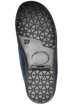 Hausschuh mit Schurwollfutter MARINE