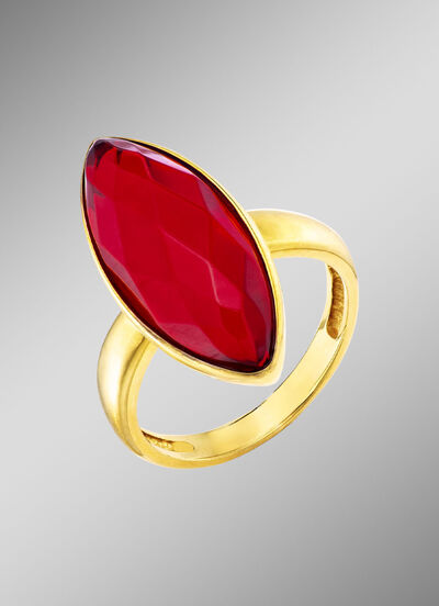 Edler Damenring mit Bernstein 