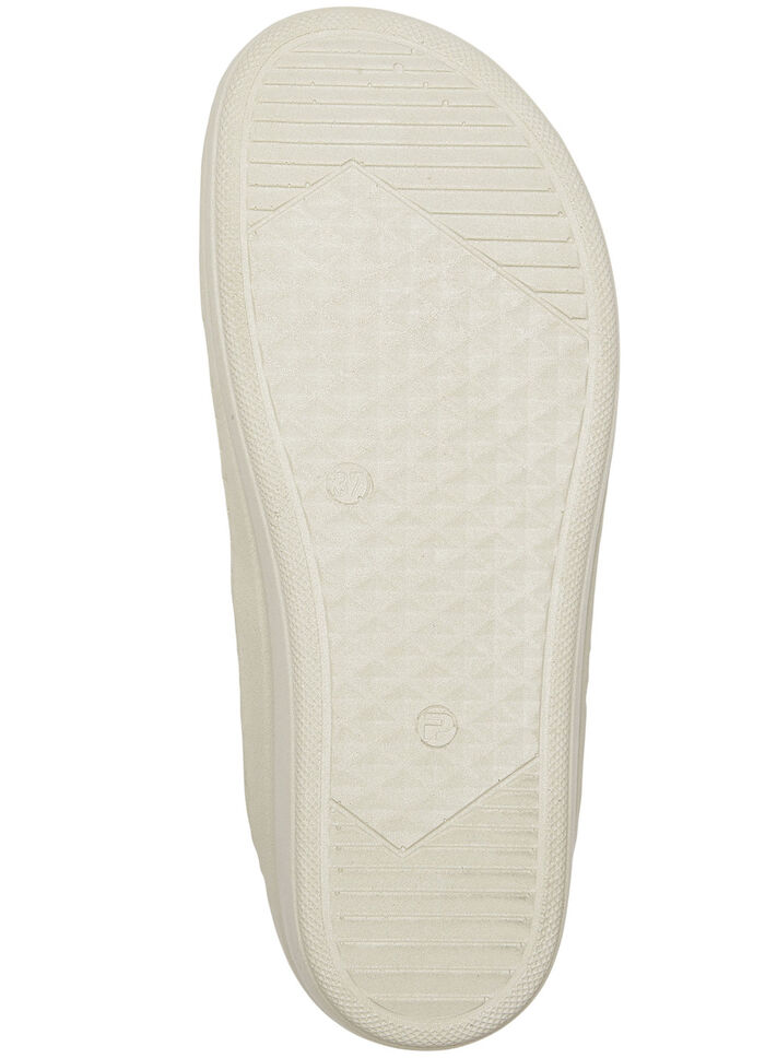 Gemini Sandale aus luftig perforiertem Rind-Nappaleder WEISS