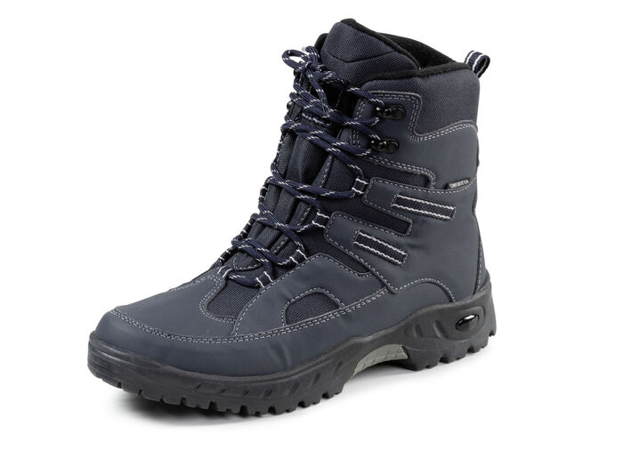 Schnür-Boot mit Klimamembrane DUNKELBLAU