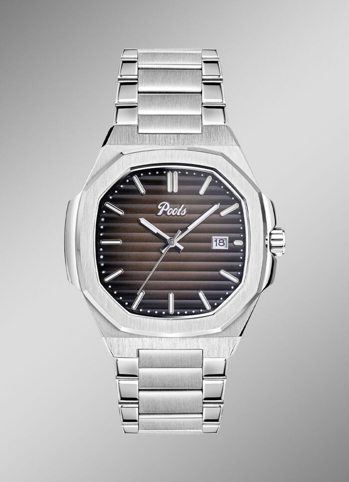 Quartz-Herrenuhr aus Edelstahl 