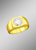 Toller Partnerring aus massivem Gold 