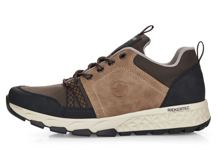 Rieker Sneaker mit Schn&uuml;rung TAUPE-BRAUN-SCHWARZ