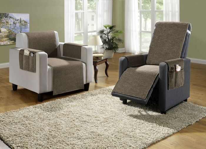 2-in-1 Wohnaccessoires mit wohlig warmem Flor BRAUN