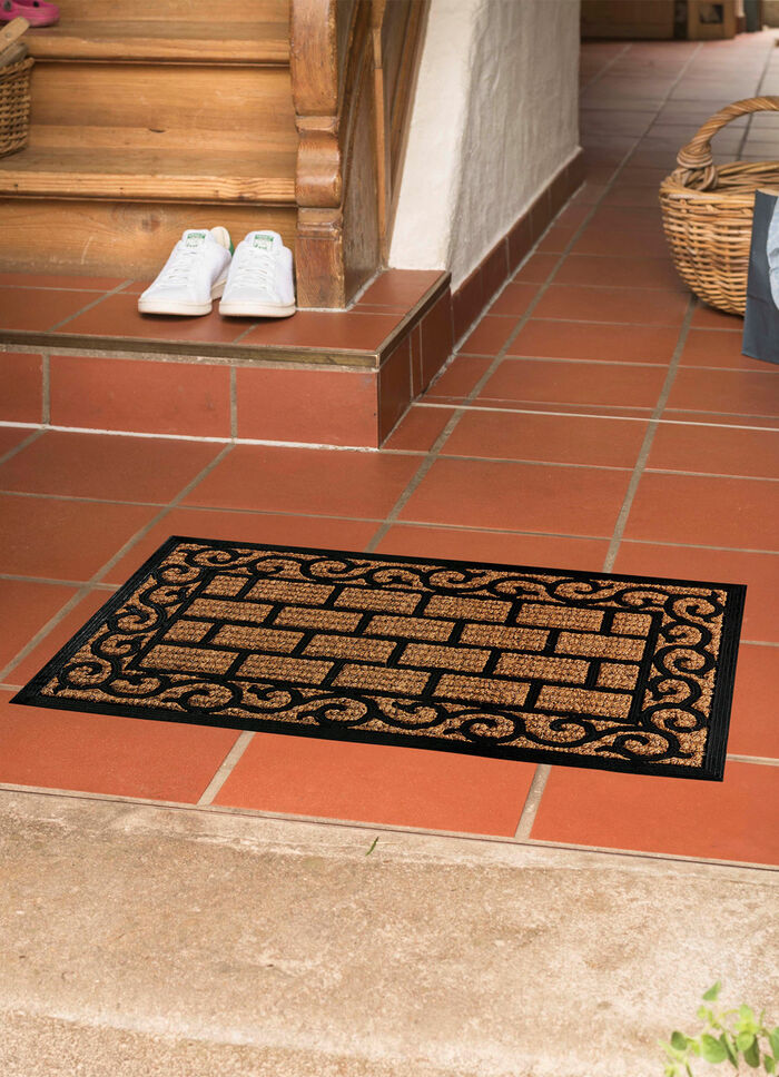 Fußmatte in Gusseisen-Optik 