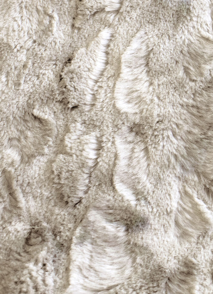 XXL-Heizdecke in Lammfell-Optik BEIGE