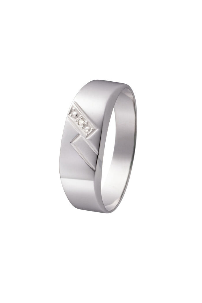 Herrenring mit Diamant 