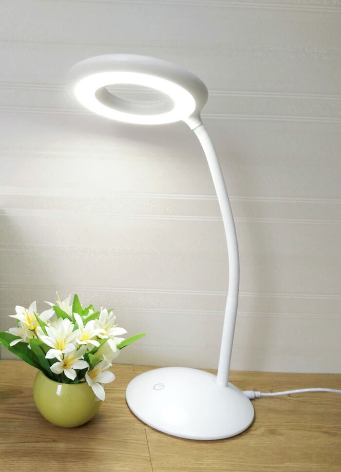 LED-Lupenlampe mit 8-facher Vergrößerung WEISS