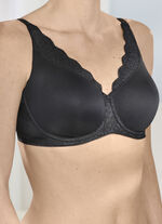 Triumph Amourette Minimzer-B&uuml;gel-BH mit Elastikspitze SCHWARZ