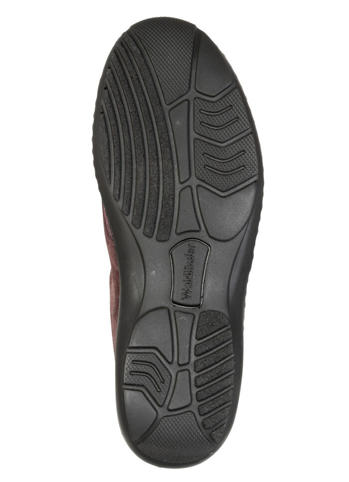 Waldläufer, bequeme Damen-Slipper, Weite K, mit herausnehmbarem Fußbett BURGUND