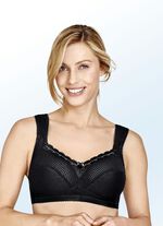 Miss Mary BH mit Strukturmuster SCHWARZ