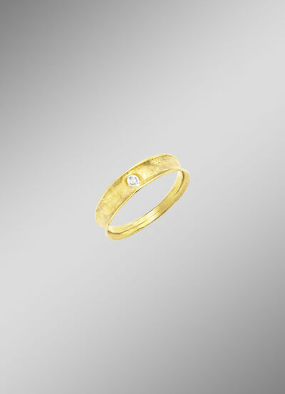 Damenring mit Diamant 