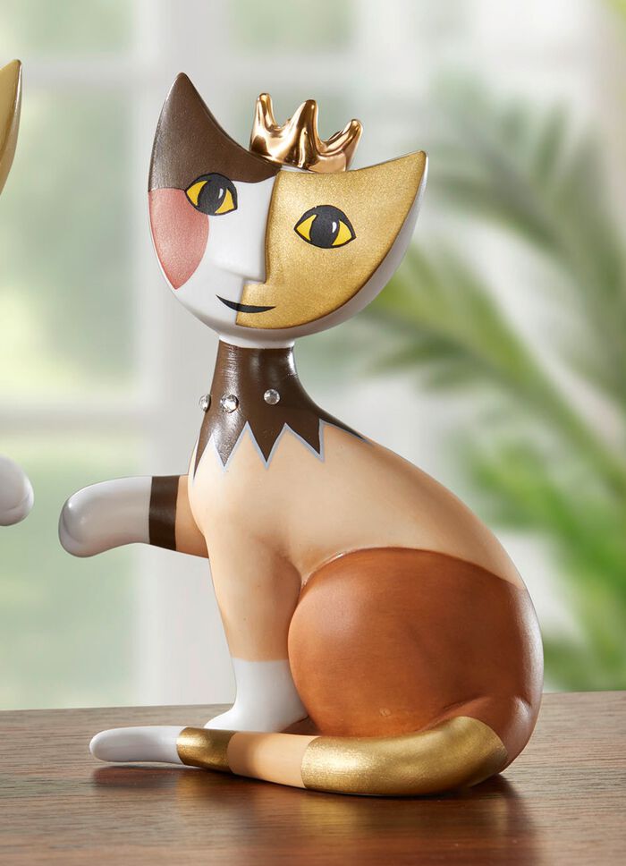 Katze mit Krone von Rosina Wachtmeister 