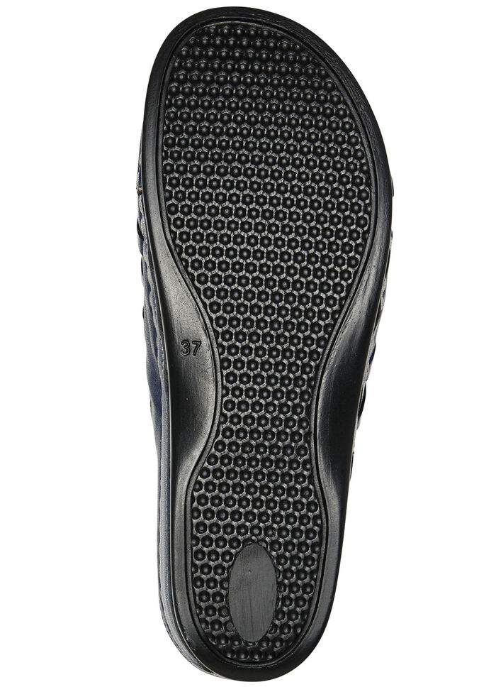 Gemini, sommerliche Damen-Clogs, Weite G, mit Gummizug MARINE