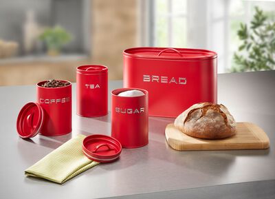 Vorratsbeh&auml;lter aus Stahl mit Deckel 