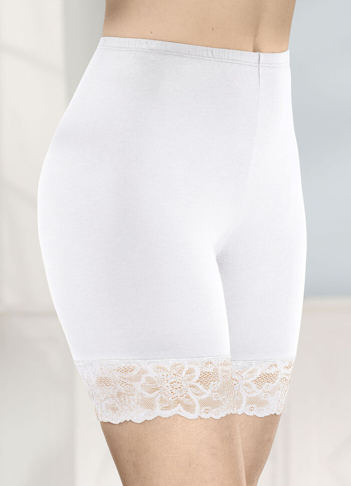 Zweierpack Longpants mit Spitze an den Beinabschlüssen 