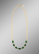 Eleganz trifft auf Moderne – Garnitur mit synth. Malachit 