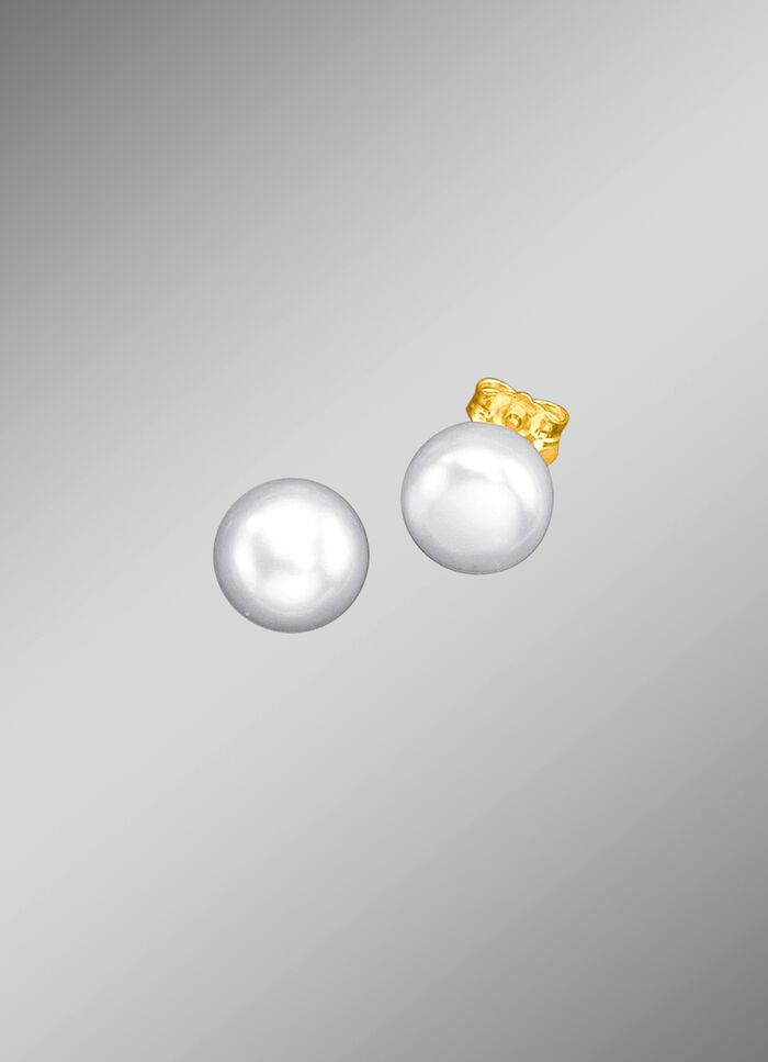 Ohrstecker mit S&uuml;&szlig;wasser-Zuchtperle 