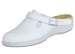 Damen-Lederclog WEISS