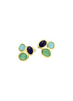 Elegante Ohrstecker mit Edelsteinen 