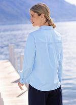 Bluse mit Hemdkragen 