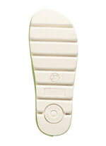 Laurina, trendige Damen-Hausschuhe, Weite G, mit anatomisch geformtem Fußbett APFELGRÜN