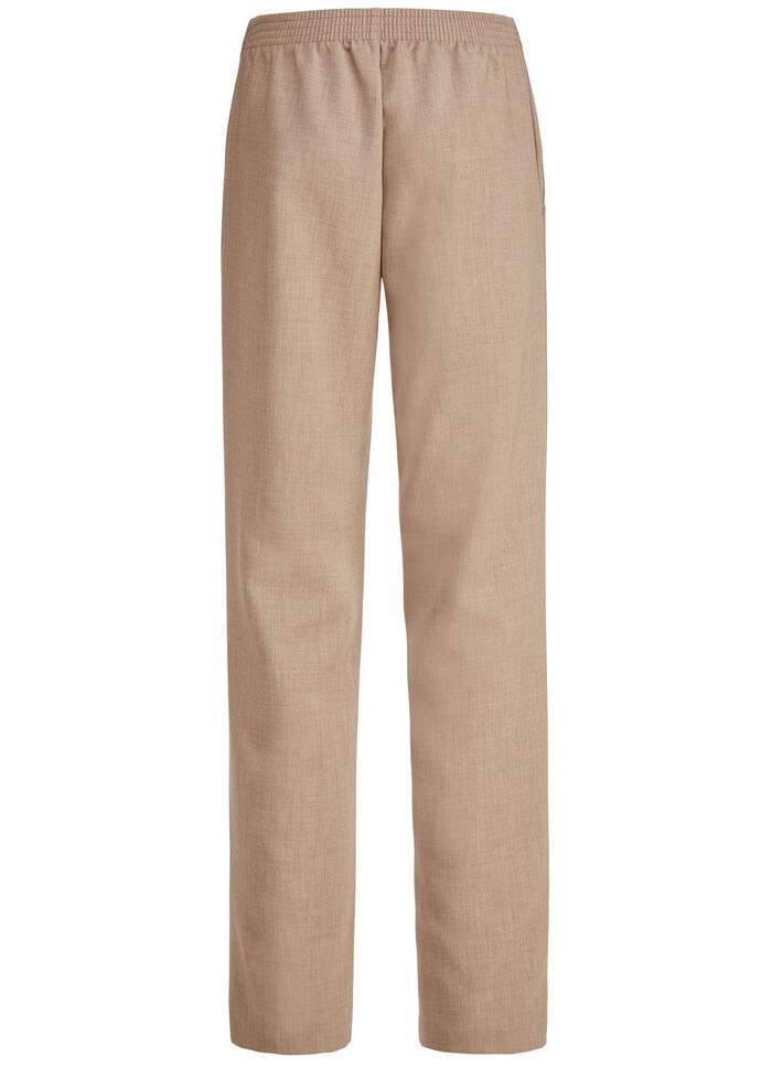 Hose in modischer Weite  CAMEL MELANGE