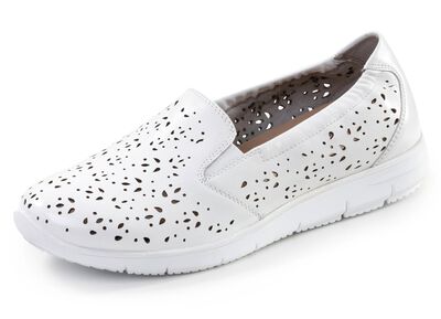 ELENA EDEN, sommerliche Damen-Slipper, Weite G, mit herausnehmbarem Fu&szlig;bett 
