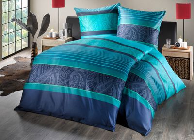 Bettw&auml;sche-Garnitur von Kleine Wolke PETROL