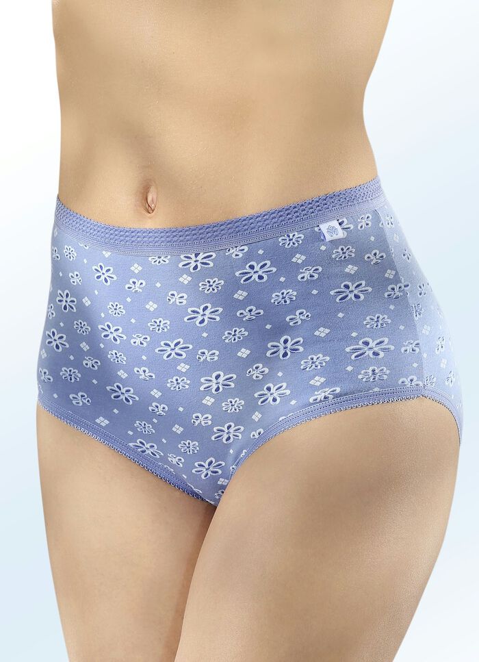 Sechserpack Slips mit elastischen Abschlüssen 