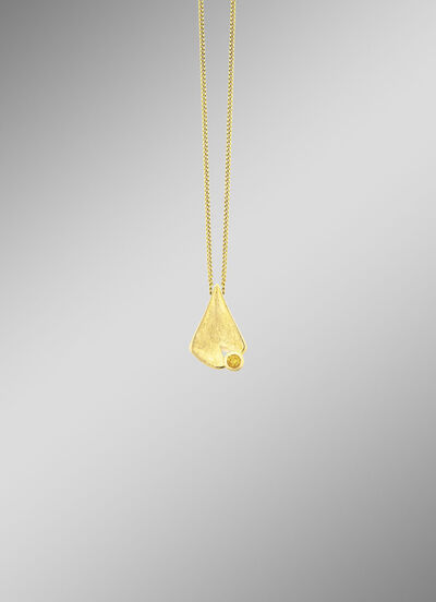 Interessanter Anh&auml;nger mit echt Citrin 