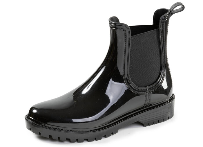 laurakent, trendige Regenstiefeletten, mit herausnembarer Textileinlage SCHWARZ